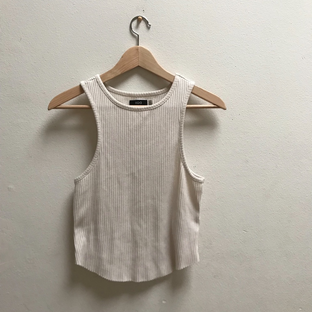 Top Shop Sleeveless CREAM TOP TANK